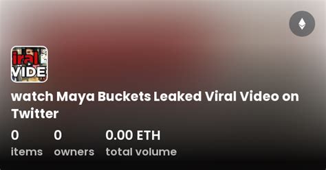 Maya Buckets Video leaked on Twitter 